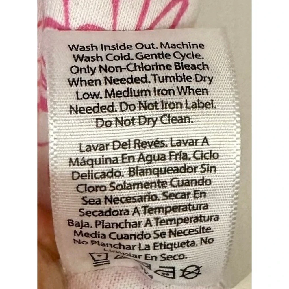 Wonder Nation Girls XL Plus Butterfly Print Short Sleeve T-Shirt Multi colored - Picture 4 of 5